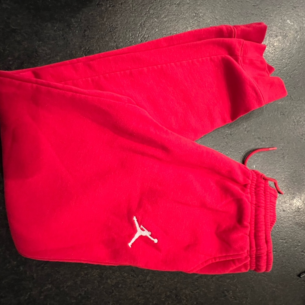 Jordan Kids Bright Red Sweatpants